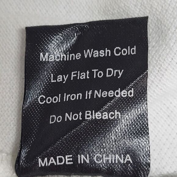 NEW POL Woman's Small White Cotton Short Sleeve Polo Shirt Red Black Stripe Trim - Picture 13 of 15